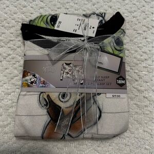 NWT Disney 100 Pajama Set Mickey Mouse Spider Man Yoda Woody Stitch Baby 18M